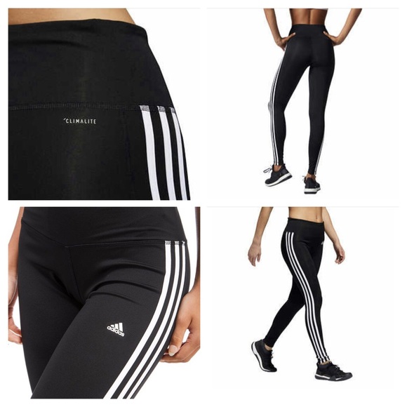 adidas 3 stripe tights climalite